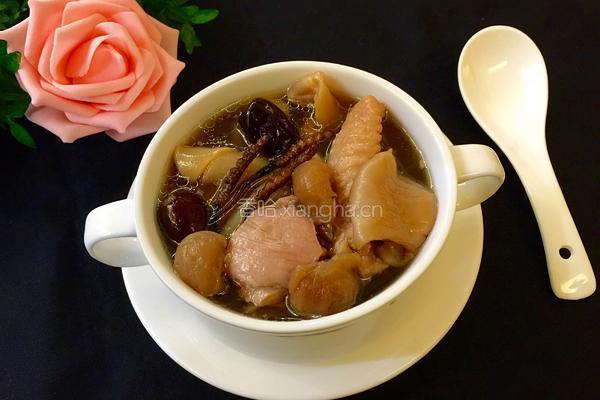 花胶虫草炖鸡汤的做法图解8