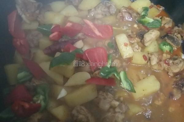 新疆大盘鸡烩面的做法图解10