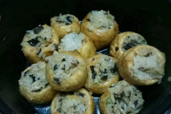 糯米酿豆腐的做法图解8