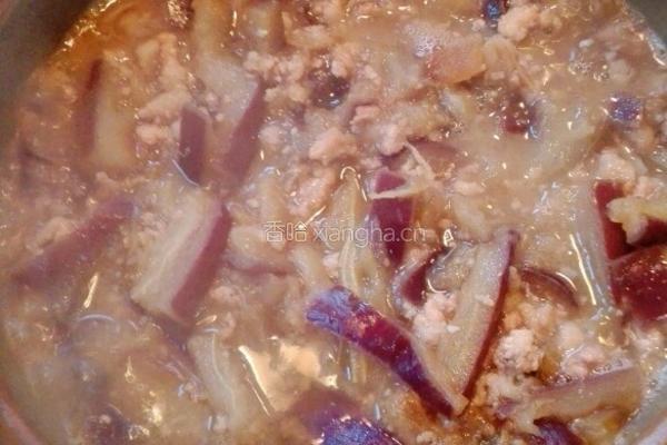 咸鱼茄子煲的做法图解7