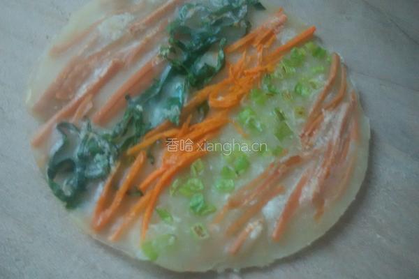 五彩蔬菜饼的做法图解9