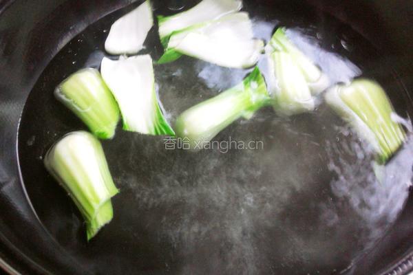 肉末香菇油菜的做法图解5