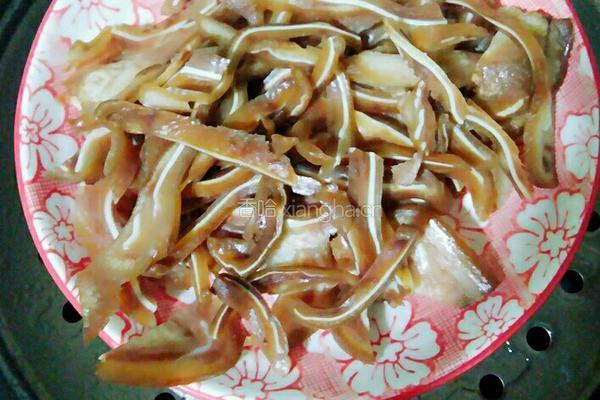 青瓜炒顺风的做法图解4