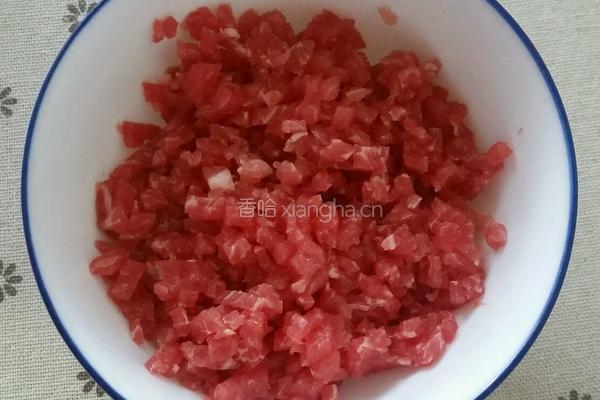 肉沫茄条的做法图解3