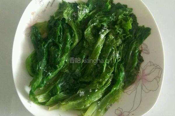 糖醋生菜的做法图解4