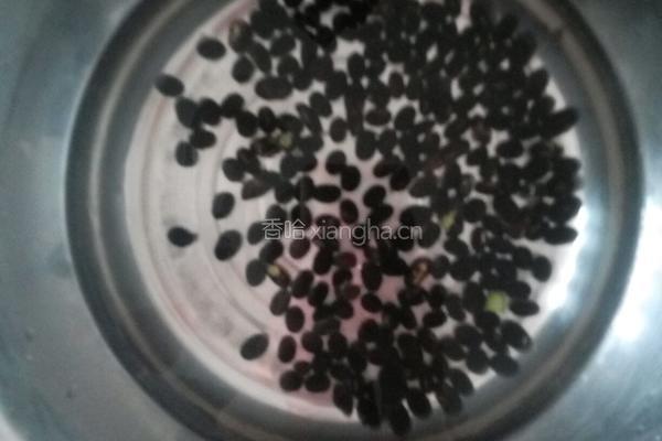黑豆豆浆的做法图解1