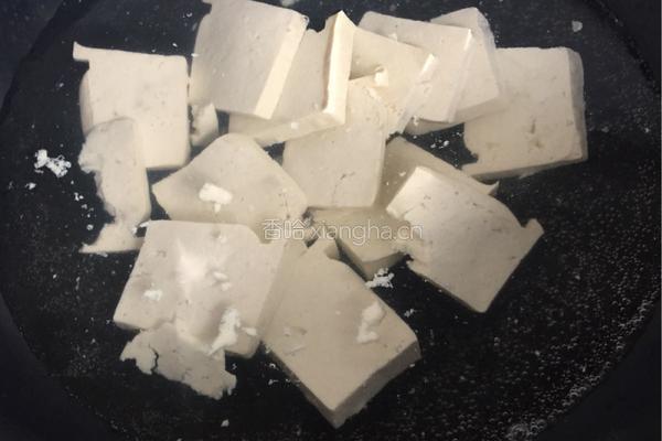 小青菜烧豆腐的做法图解2