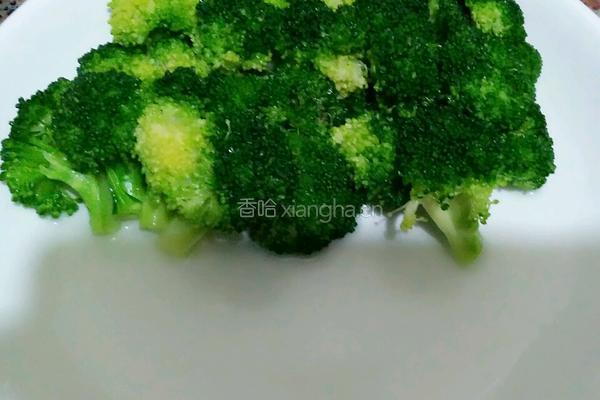 飘雪西兰花的做法图解4