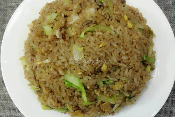 酱油炒饭的做法图解12