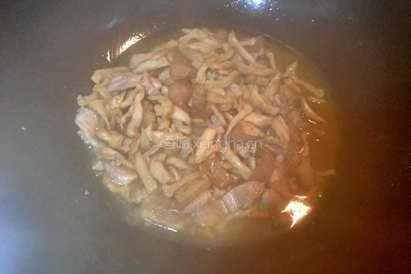 大头萝卜干炒肉的做法图解5