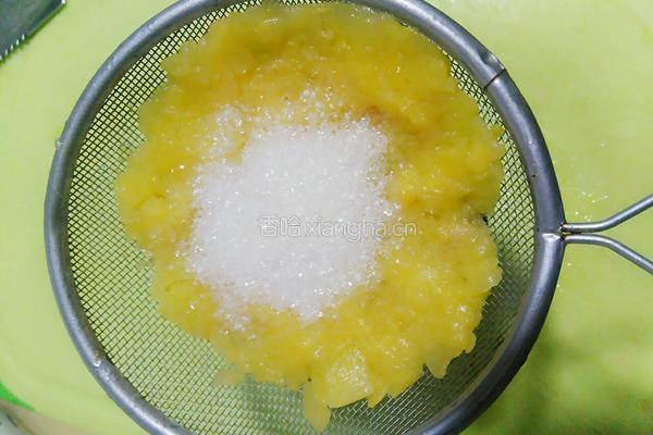 菠萝香蕉卷的做法图解3