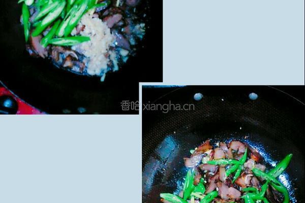 青椒炒卤猪舌的做法图解4