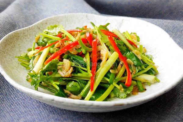 虾皮老虎菜的做法图解10