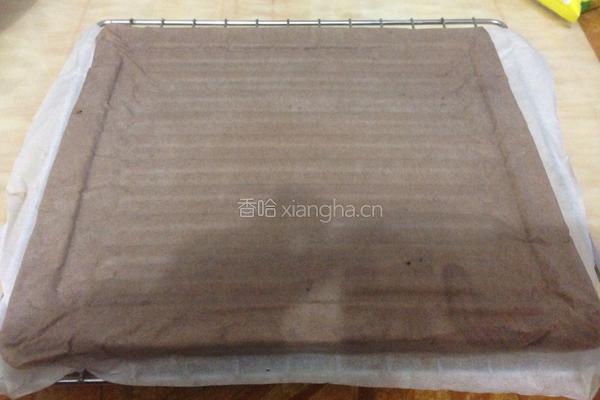 可可奶油蛋糕卷的做法图解15