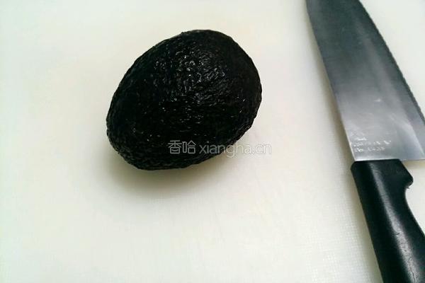 牛油果玫瑰花#甜点的做法图解1