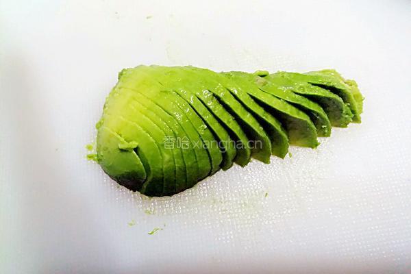 牛油果玫瑰花#甜点的做法图解6