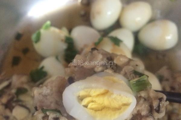 鹌鹑蛋肉丸(自创)的做法图解8