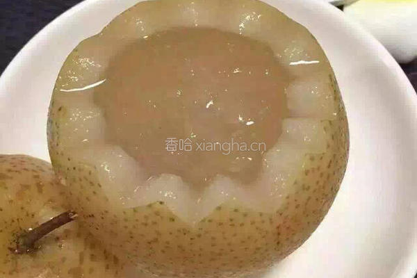 雪梨炖燕窝的做法图解6
