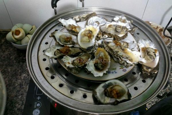 蒜蓉蒸牡蛎的做法图解10