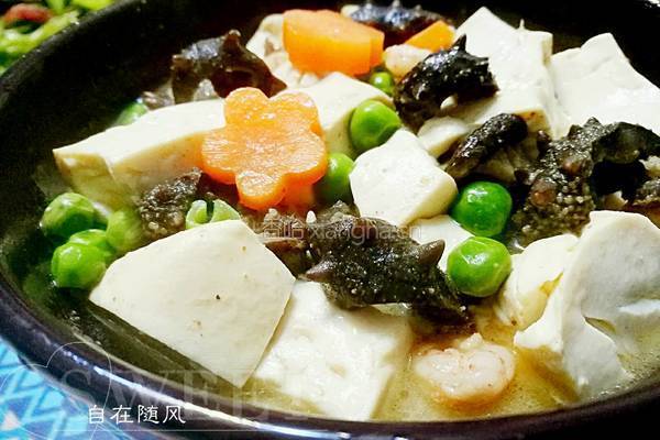 海参豆腐的做法图解4