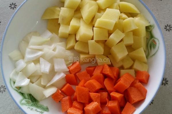 咖喱牛肉饭的做法图解1