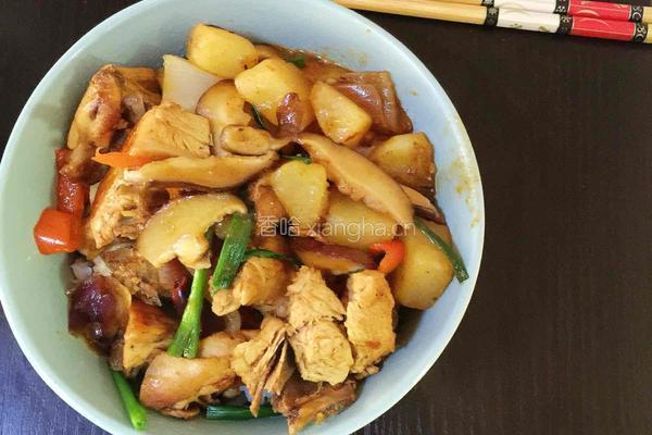 黄焖鸡米饭的做法图解9