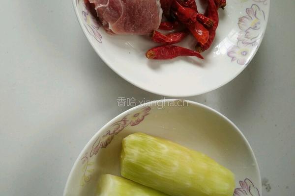 窝笋炒肉的做法图解1