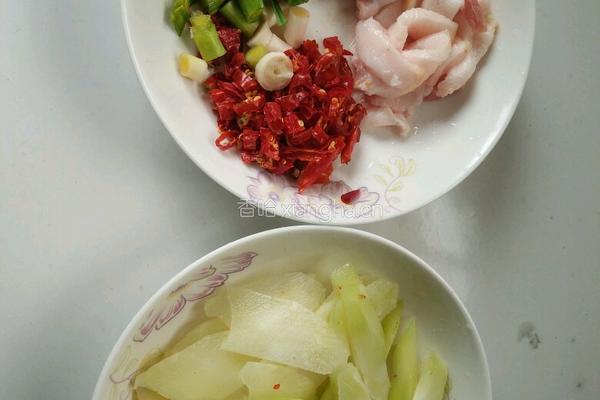 窝笋炒肉的做法图解2