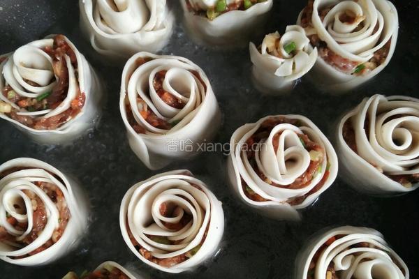 玫瑰煎饺的做法图解4