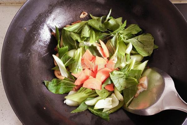 鸡腿菇炒油菜的做法图解6