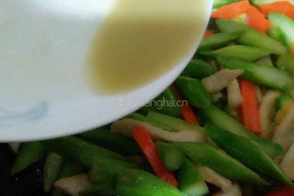 芦笋滑鸡柳的做法图解10