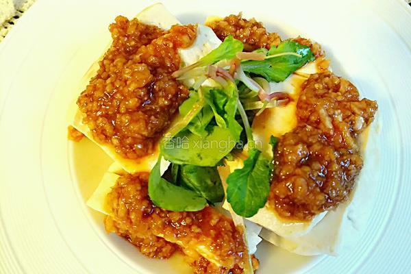 蒜泥豆腐的做法图解8