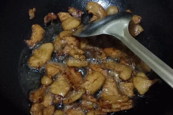 香菇炒肉片的做法图解6
