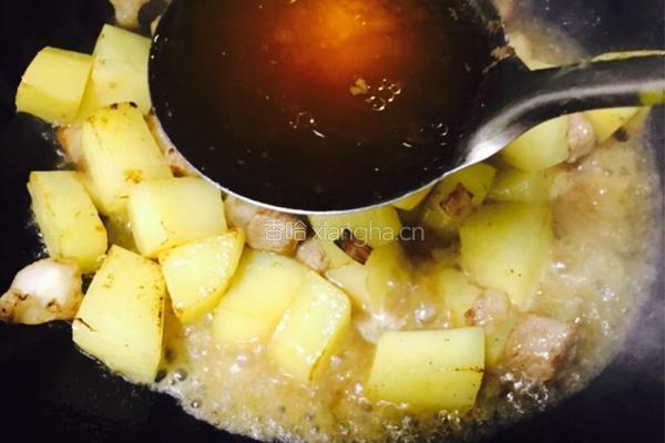土豆葱香卤汁饭的做法图解10