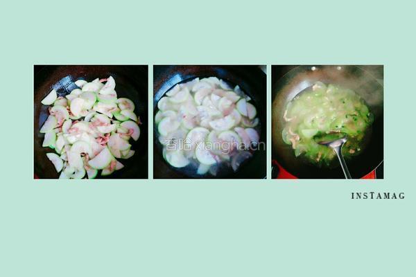 小水瓜肉丝的做法图解5