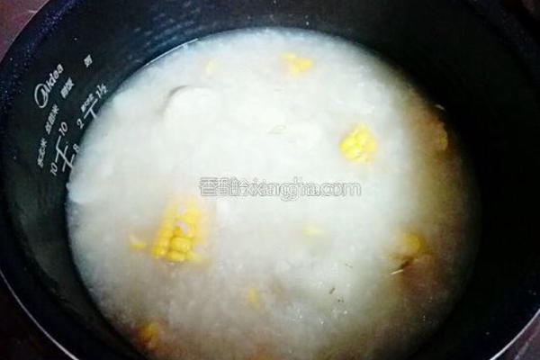红薯玉米粥的做法图解7