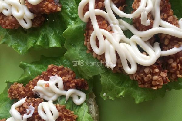 香辣鸡柳汉堡的做法图解3