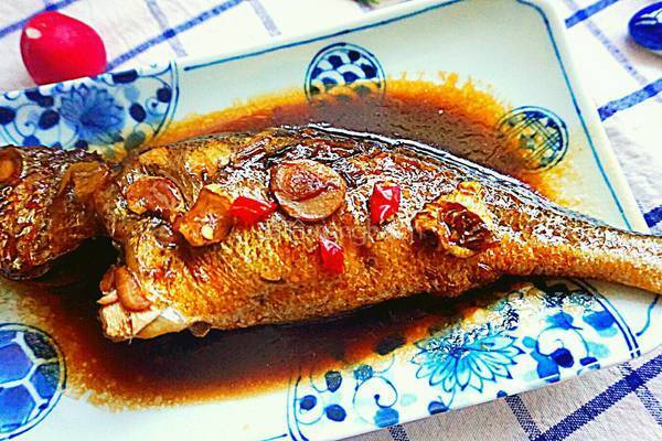 红烧黄花鱼#年夜饭的做法图解9