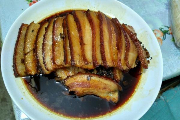 霉干菜扣肉的做法图解5