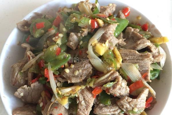 双椒牛肉