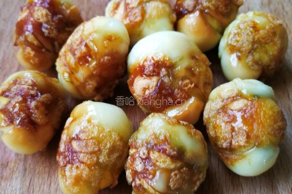 虎皮蛋红烧肉的做法图解5