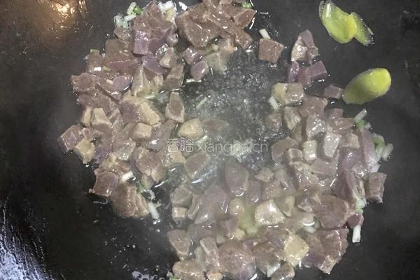 猪肝豆腐汤的做法图解4