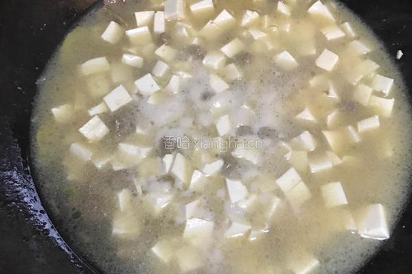 猪肝豆腐汤的做法图解5