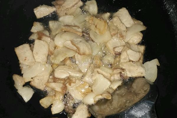 蒜苗回锅肉的做法图解6