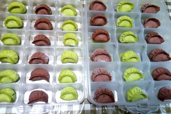 多彩饺子的做法图解11