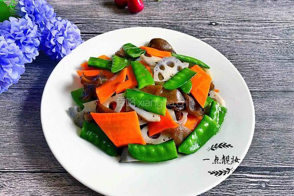 荷塘小炒的做法图解6