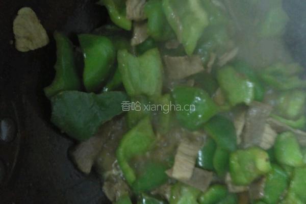 大辣椒炒肉片的做法图解8