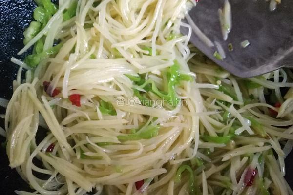 酸辣土豆丝的做法图解6