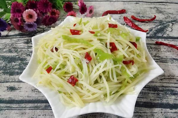 酸辣土豆丝的做法图解7