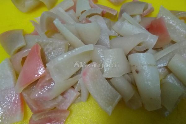 凉拌猪皮的做法图解5